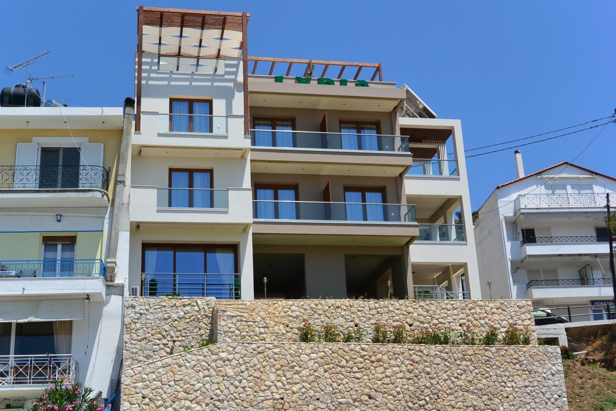 Lydia Apartments Лутра Едипсу Екстериор снимка